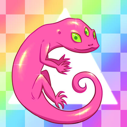 Le Lézard Rose